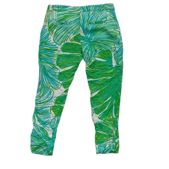 Lilly Pulitzer Palm Beach Tropical Slim Ankle
Length Cropped Pants Sz 00 - Picture 4 of 9